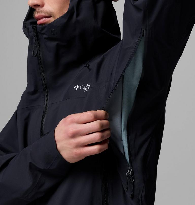 Men's Saudan Pro 3L Waterproof Jacket, Color: Black, image 10