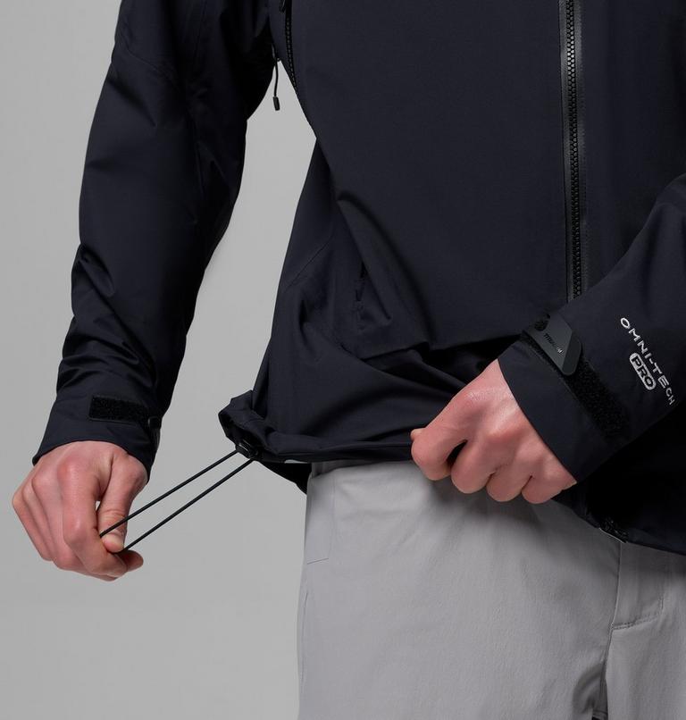 Men's Saudan Pro 3L Waterproof Jacket, Color: Black, image 12