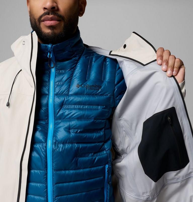 Chaqueta impermeable Saudan Pro 3L para hombre, Color: Dark Stone, image 6