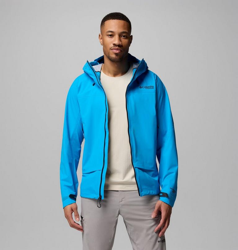 Men's Saudan Pro 3L Waterproof Jacket, Color: Compass Blue, image 5