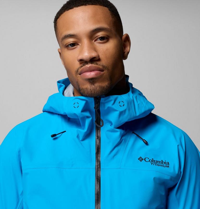 Men's Saudan Pro 3L Waterproof Jacket, Color: Compass Blue, image 7