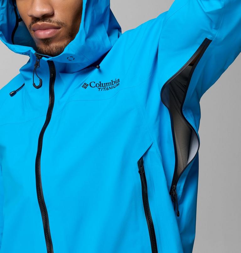 Men's Saudan Pro 3L Waterproof Jacket, Color: Compass Blue, image 10