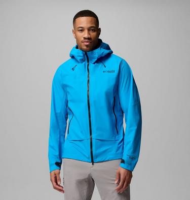 Men's Saudan Pro 3L Waterproof Jacket, Color: Compass Blue, image 3
