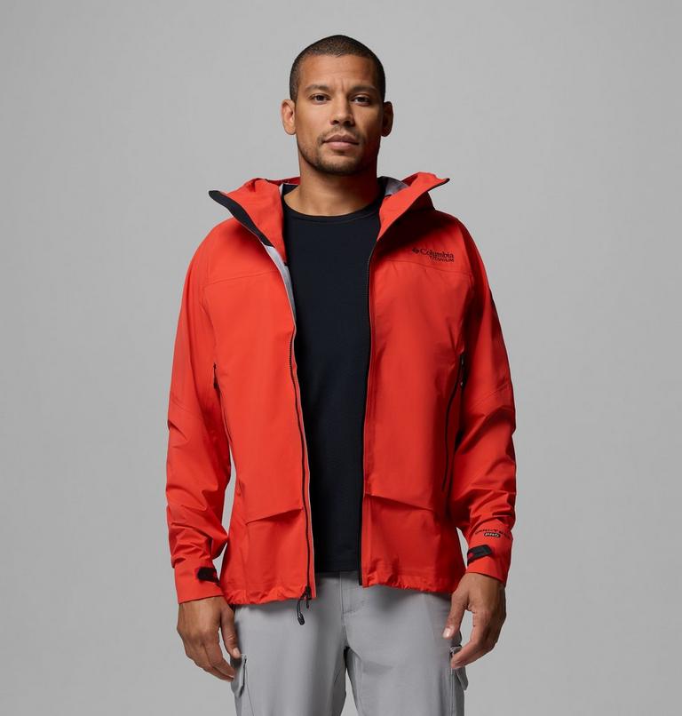 Men's Saudan Pro 3L Waterproof Jacket, Color: Super Sonic, image 5