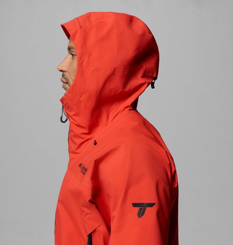 Men's Saudan Pro 3L Waterproof Jacket, Color: Super Sonic, image 8