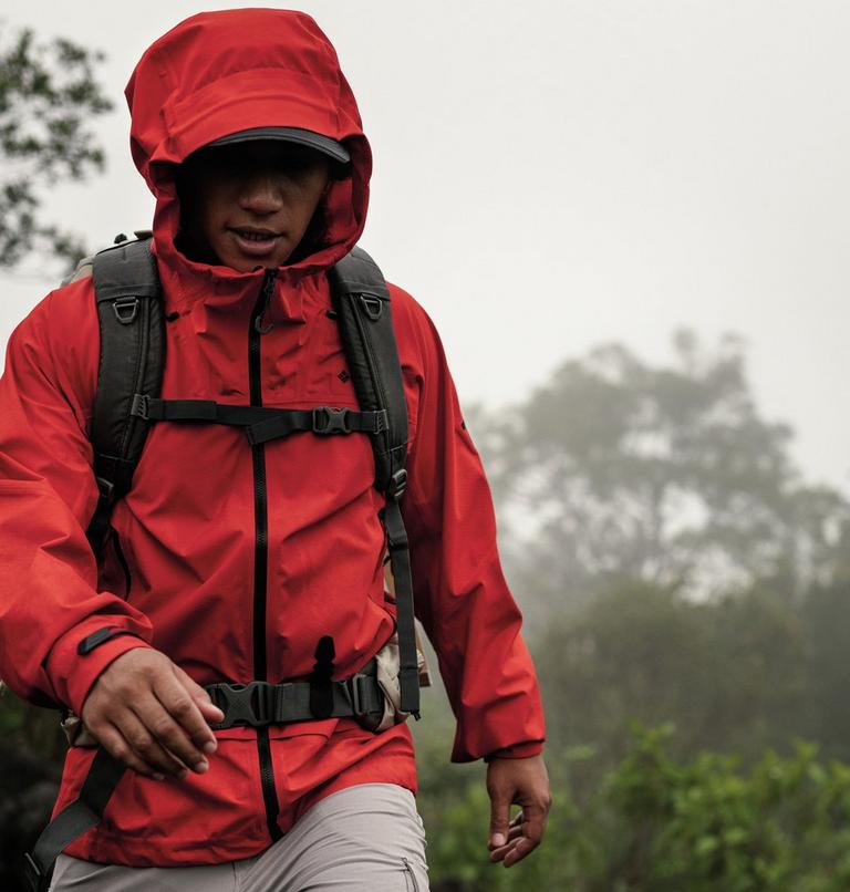 Men's Saudan Pro 3L Waterproof Jacket, Color: Super Sonic, image 17