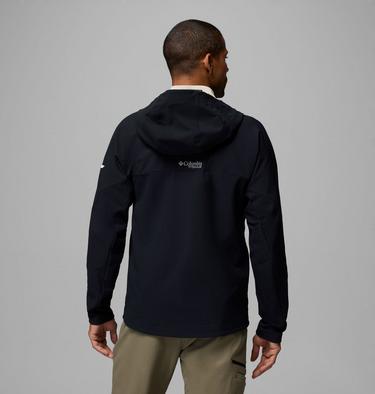 Men's Tennent Mountain Hooded Softshell Jacket, Color: Black, image 11