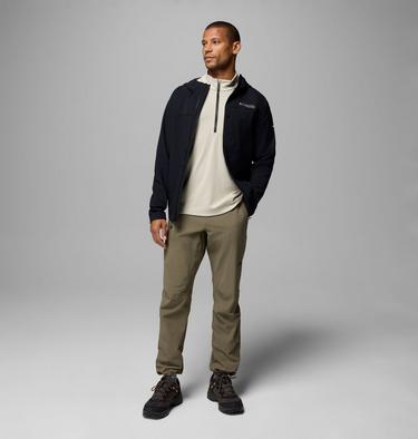 Men's Tennent Mountain Hooded Softshell Jacket, Color: Black, image 6