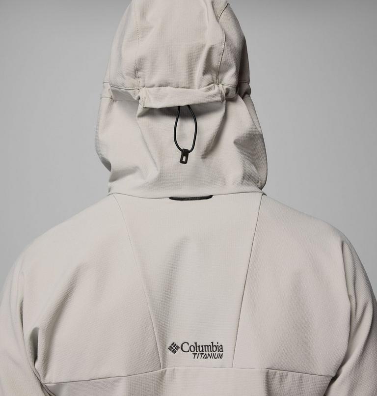 Men's Tennent Mountain Hooded Softshell Jacket, Color: Flint Grey, image 10