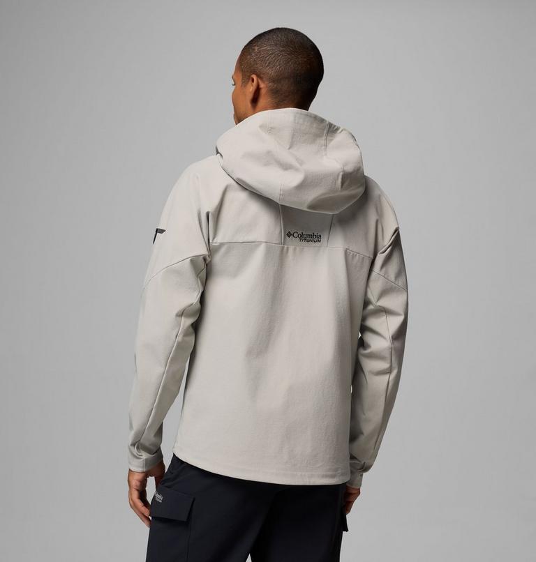 Men's Tennent Mountain Hooded Softshell Jacket, Color: Flint Grey, image 3