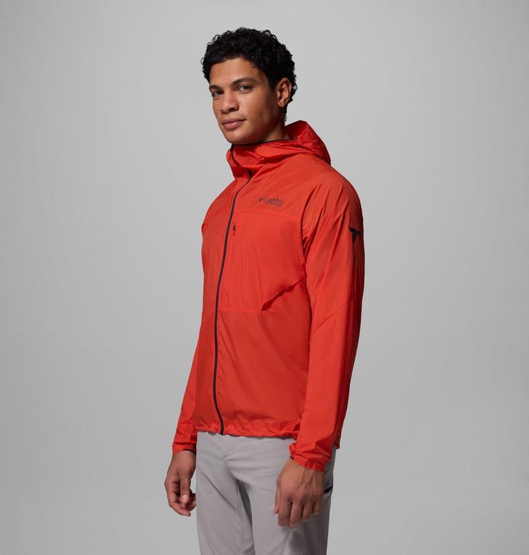 Men's Khyex Pro Hooded Windbreaker, Color: Super Sonic, image 4