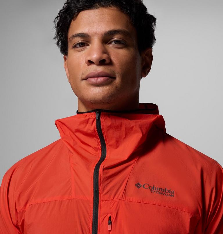 Men's Khyex Pro Hooded Windbreaker, Color: Super Sonic, image 7