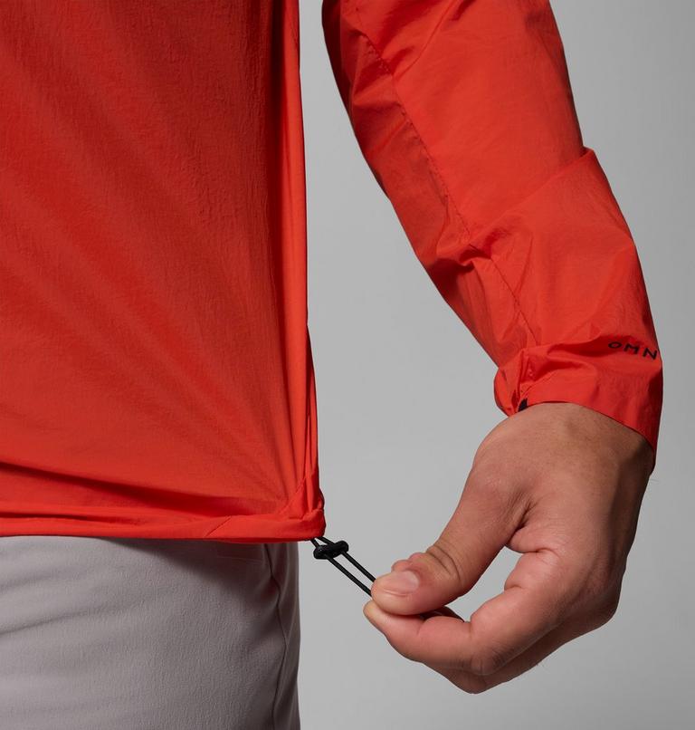 Men's Khyex Pro Hooded Windbreaker, Color: Super Sonic, image 10