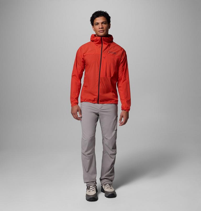 Men's Khyex Pro Hooded Windbreaker, Color: Super Sonic, image 2