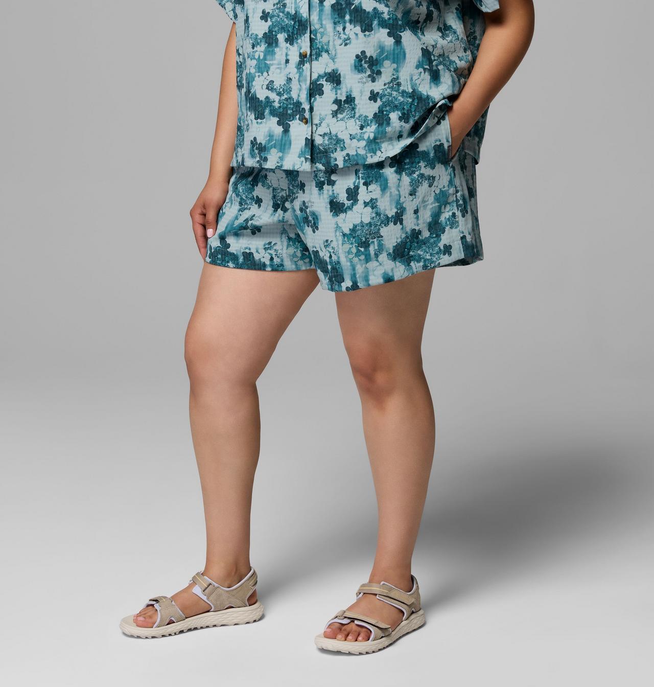 Women's Sucker for Summer Print Shorts - Plus Size 4