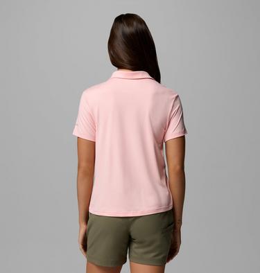Polo t&eacute;cnico Parsons Point para mujer, Color: Pink Sand Heather, image 3