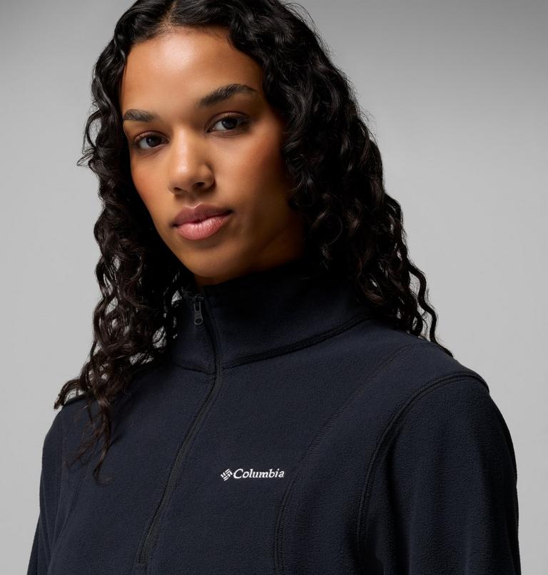 Women's Vital Valley Half Zip Lightweight Fleece, Color: Black, image 5