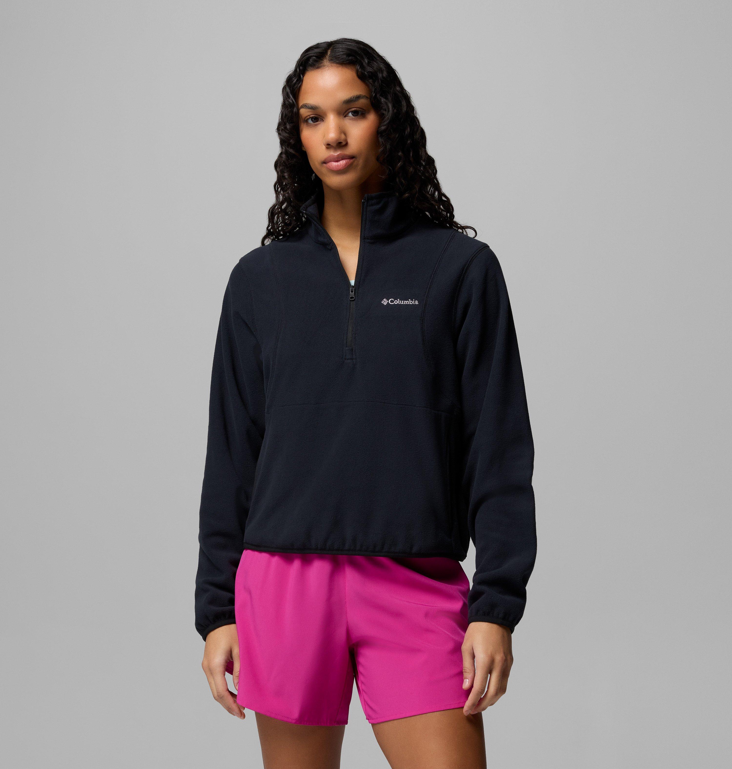 Columbia Sportswear Women's Black Columbia - Vital Valley™ Half Zip Lightweight Fleece - Extra Small