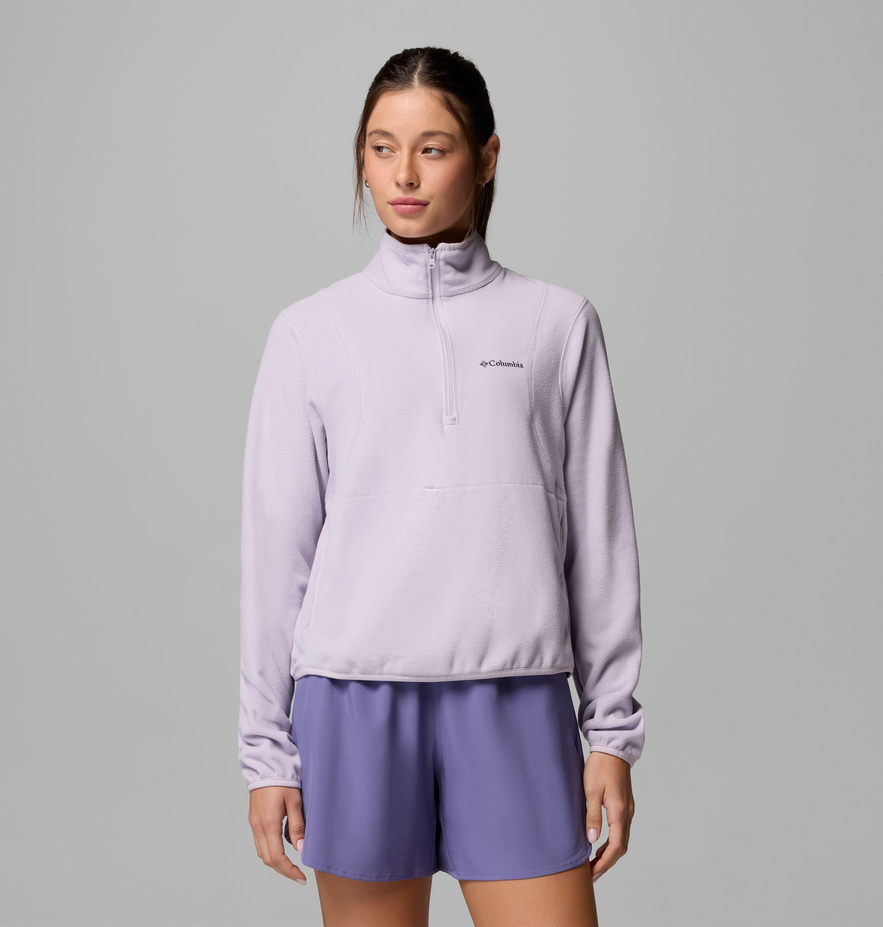 Columbia Sportswear Women's Purple Columbia - Vital Valley™ Half Zip Lightweight Fleece - Lavender Pearl Small