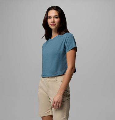 T-shirt Technique Parsons Point Femme, Color: Everblue Heather, image 20