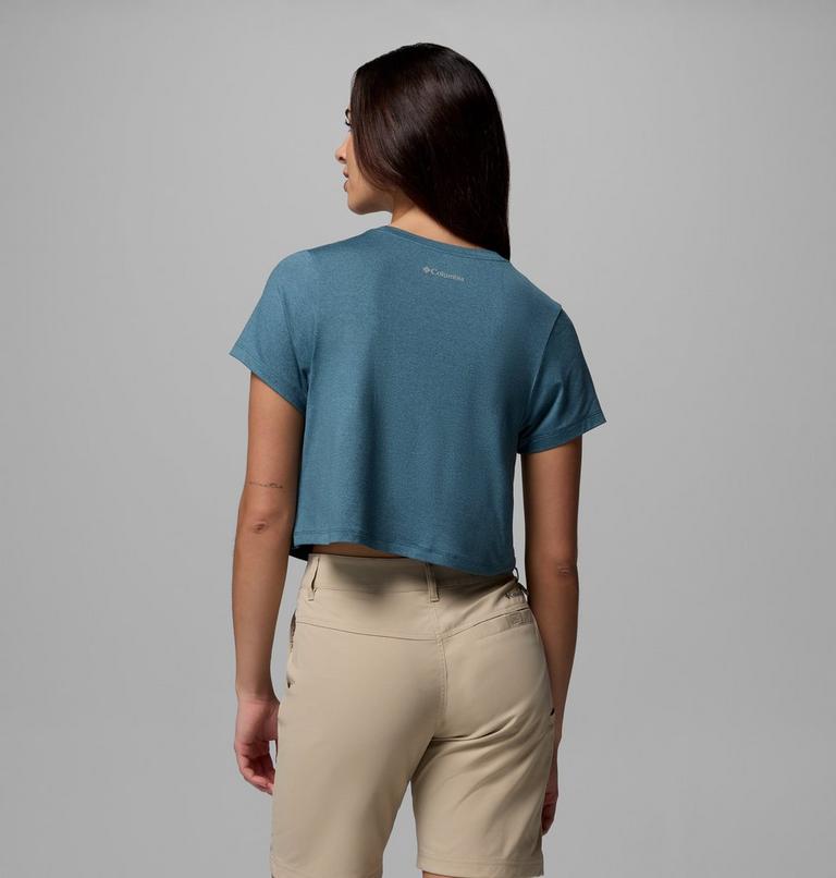 T-shirt Technique Parsons Point Femme, Color: Everblue Heather, image 3