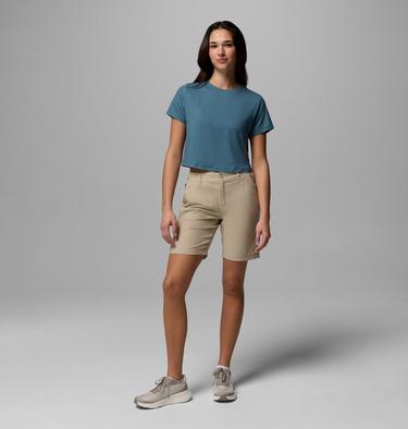 Women's Parsons Point Technical T-Shirt, Color: Everblue Heather, image 10