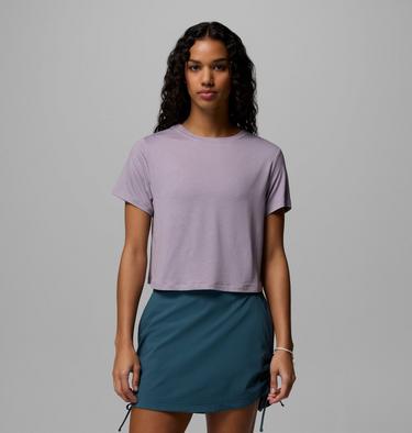 Women's Parsons Point Technical T-Shirt, Color: Lavender Pearl Heather, image 11