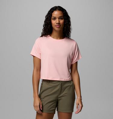Women's Parsons Point Technical T-Shirt, Color: Pink Sand Heather, image 7