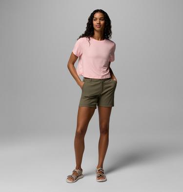 Women's Parsons Point Technical T-Shirt, Color: Pink Sand Heather, image 8