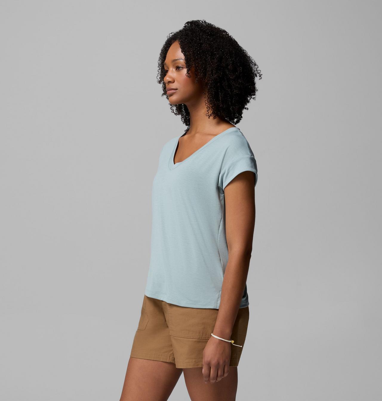 Daniela Falls™ V-Neck SS Tee | 461 | L 4