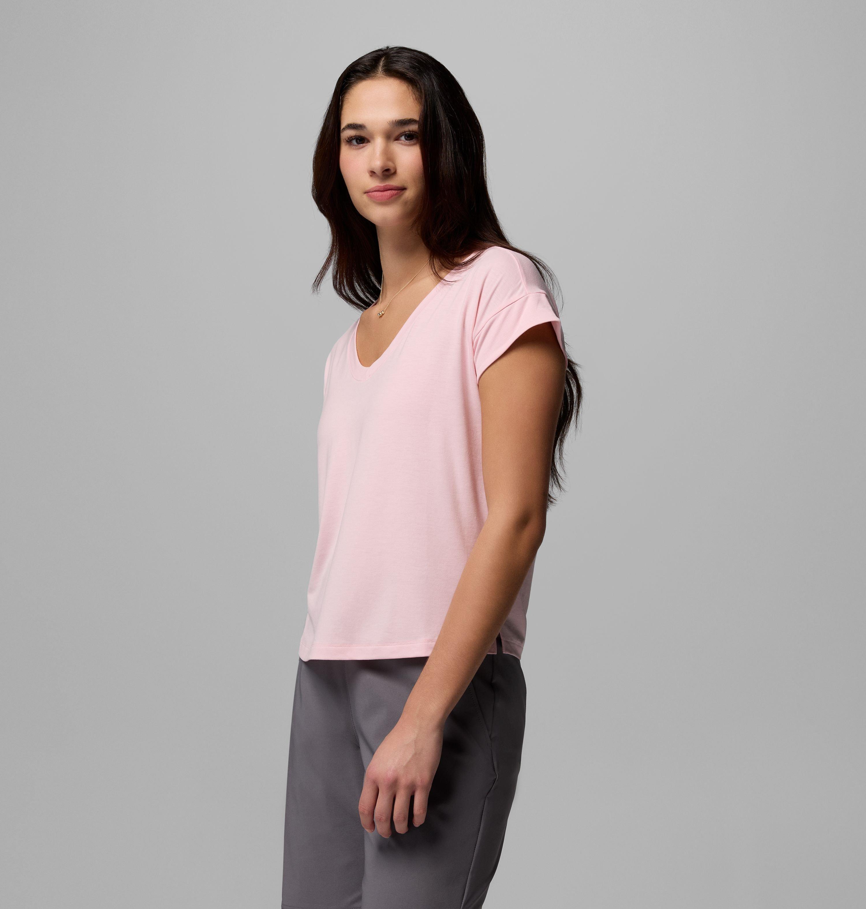 Women's Daniela Falls™ V-Neck Short Sleeve T-Shirt | 608 | S 4