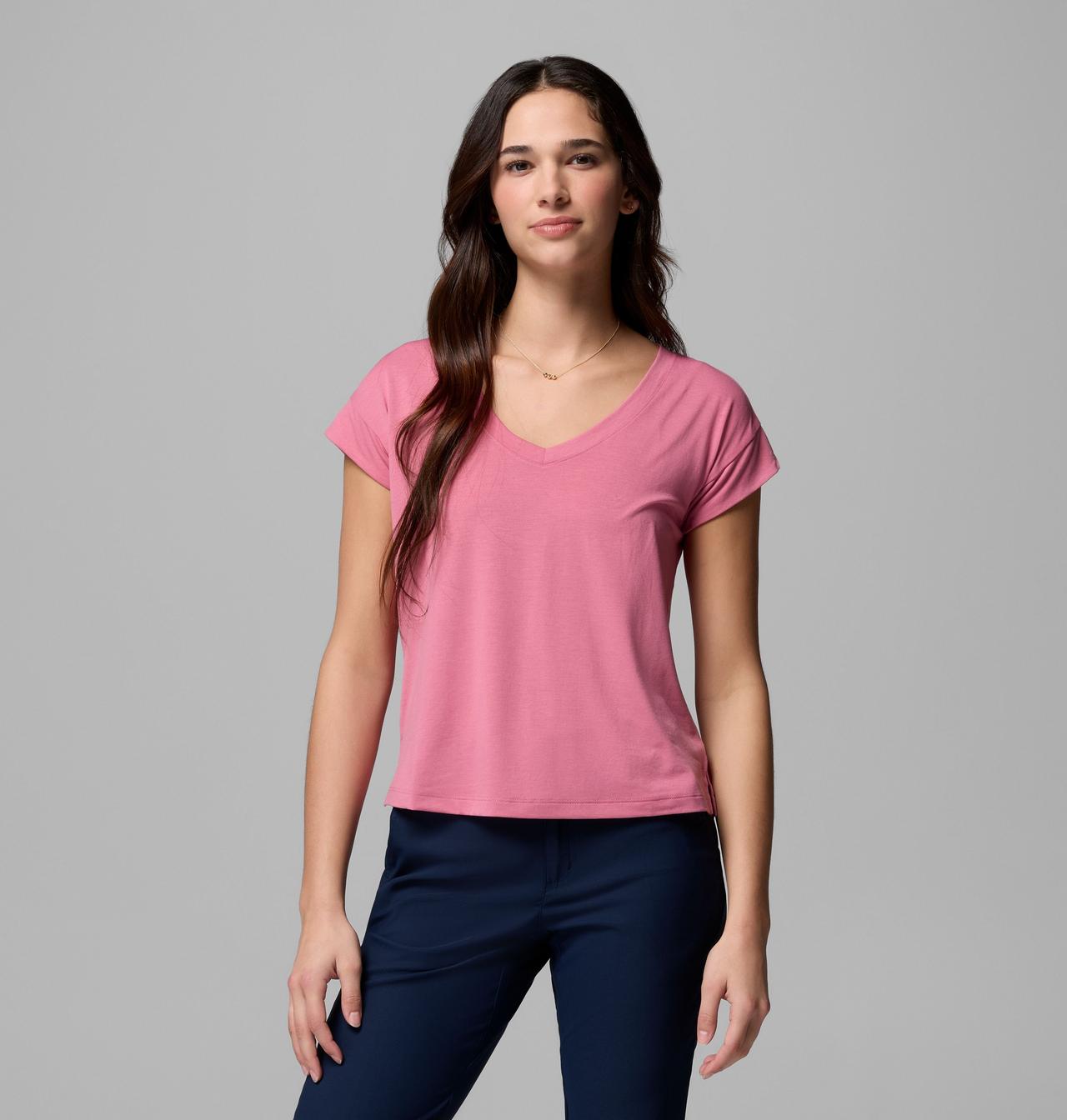 Daniela Falls™ V-Neck SS Tee | 661 | XS 1