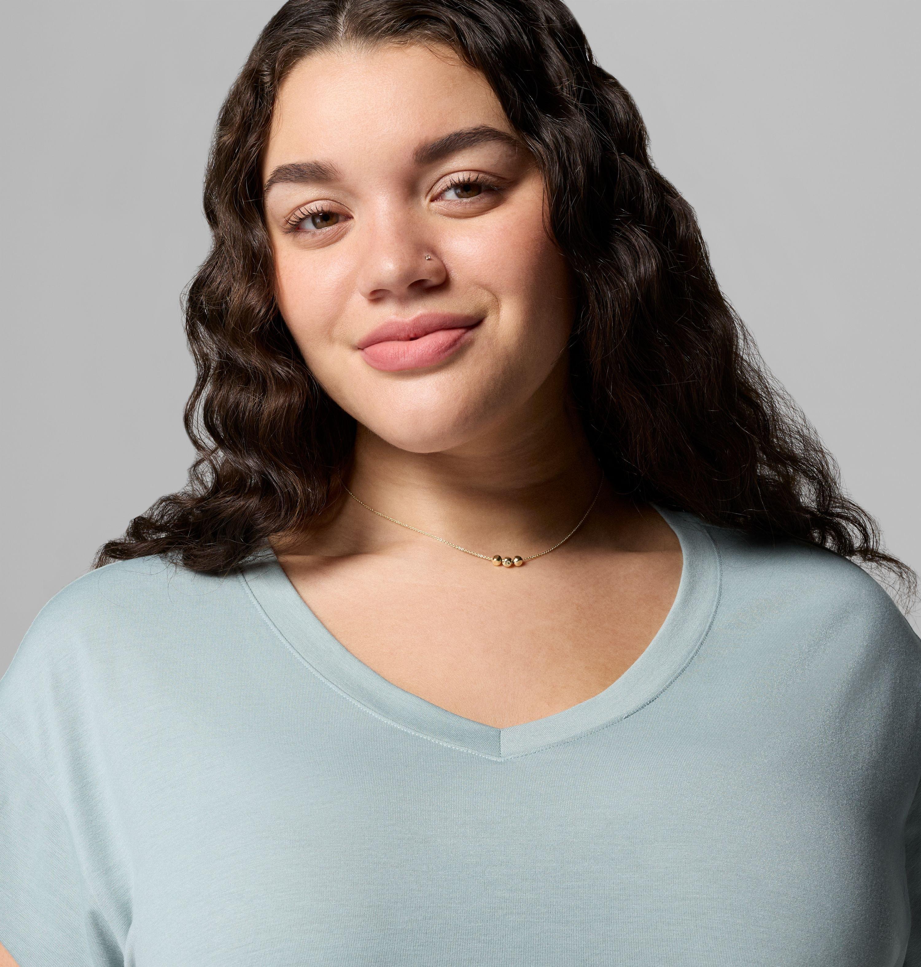 Women's Daniela Falls V-Neck Short Sleeve Tee - Plus Size | 461 | 2X 5