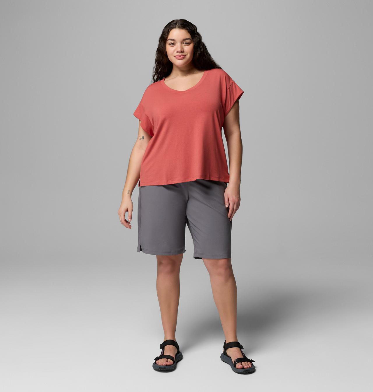 Daniela Falls™ V-Neck SS Tee | 643 | 3X 2
