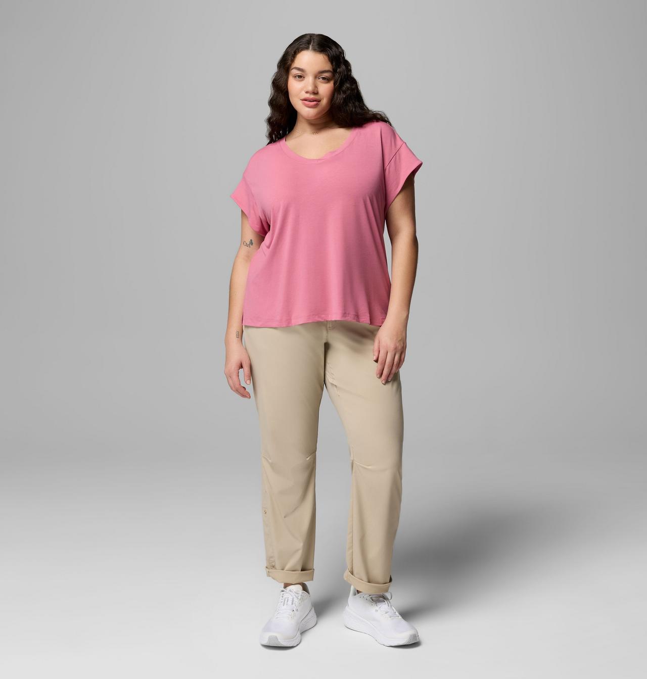 Women's Daniela Falls™ V-Neck Short Sleeve Tee - Plus Size 2