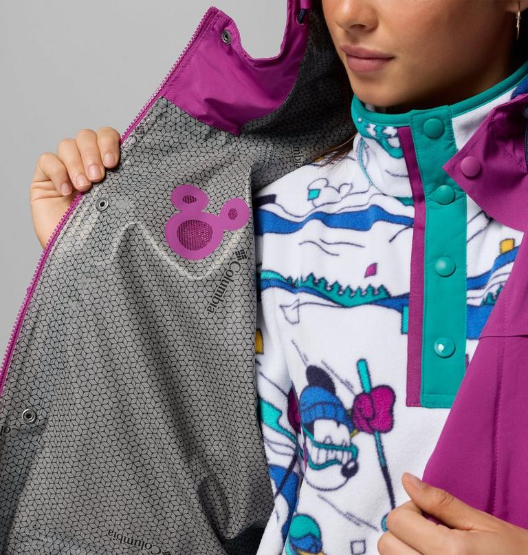 Unisex CSC x Disney Mickey Ibex Waterproof Shell Jacket, Color: Raspberry, image 8