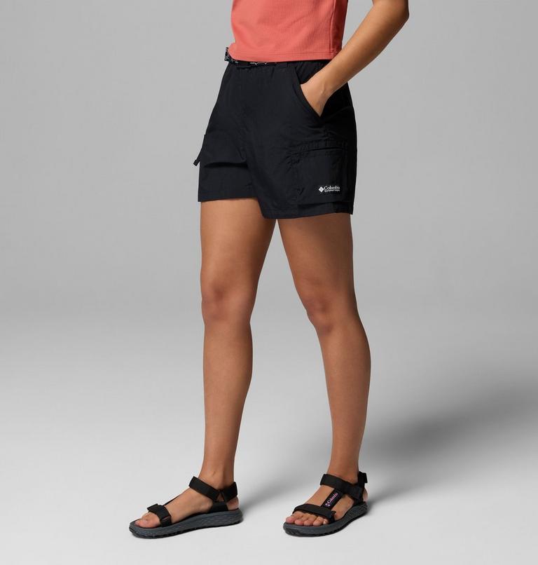 Women's Sequoia Grove Woven Walking Shorts, Color: Black, image 4