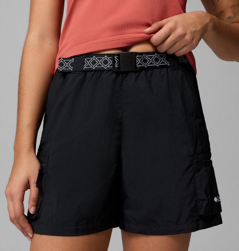 Women's Sequoia Grove Woven Walking Shorts, Color: Black, image 5