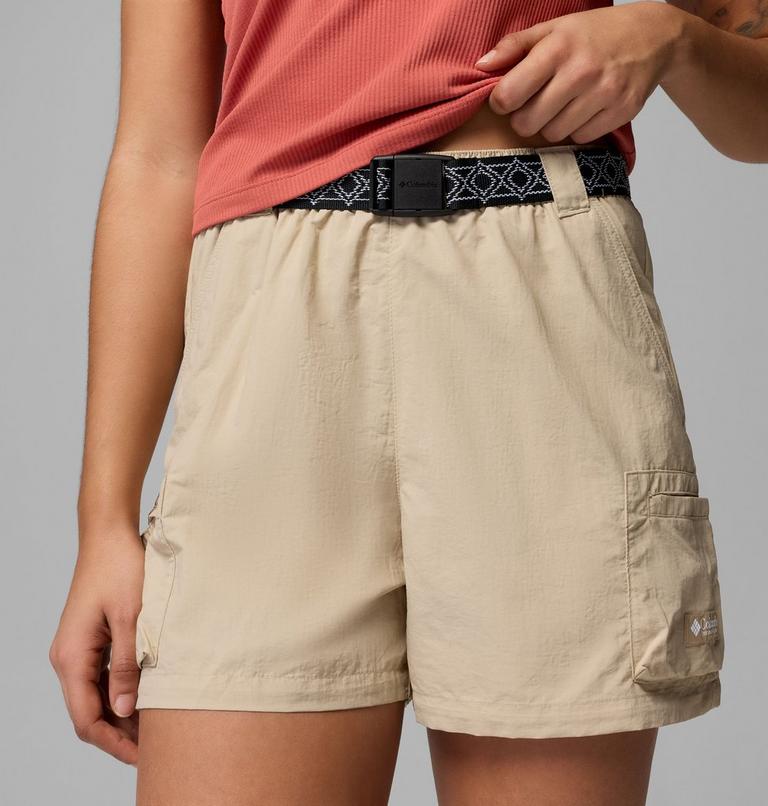 Women's Sequoia Grove Woven Walking Shorts, Color: Ancient Fossil, image 5