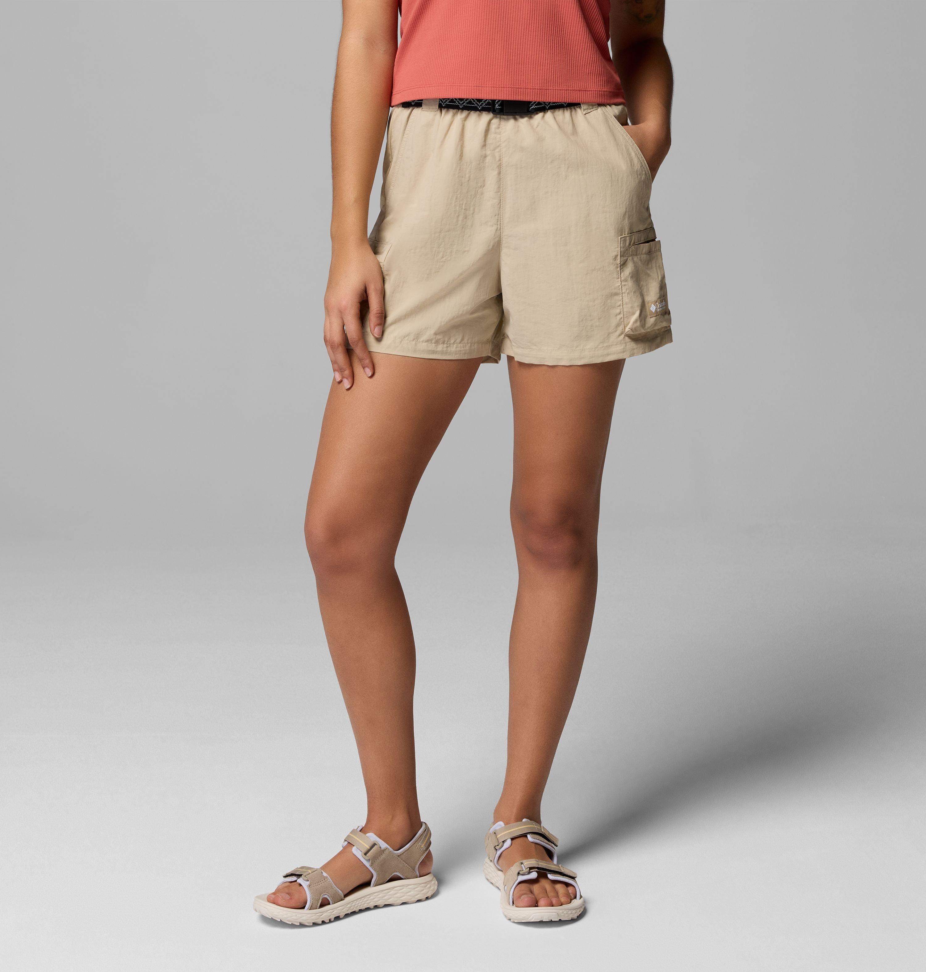 Columbia Sportswear Women's Brown Columbia - Sequoia Grove™ Woven Walking Shorts - Ancient Fossil Large
