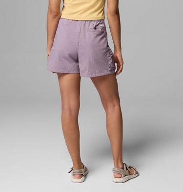 Women's Sequoia Grove Woven Walking Shorts, Color: Shale Purple, Lavender Pearl, image 3