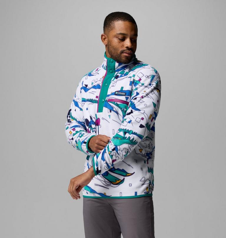 Men's CSC x Disney Half Snap Fleece, Color: White, image 6
