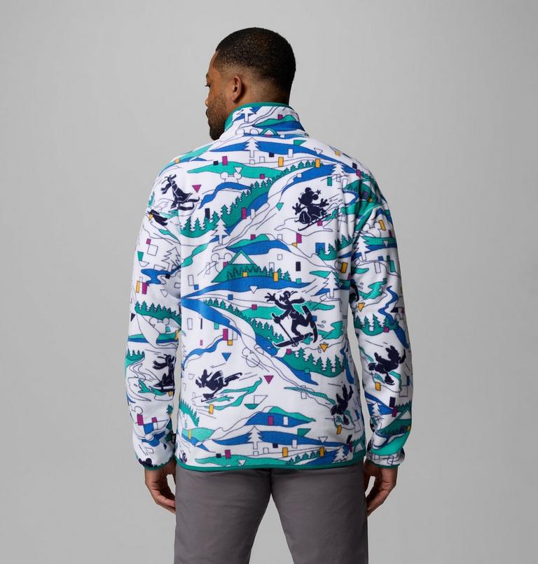 Men's CSC x Disney Half Snap Fleece, Color: White, image 2