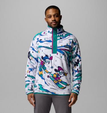 M CSC x Disney Half Snap Fleece, Color: White, image 3
