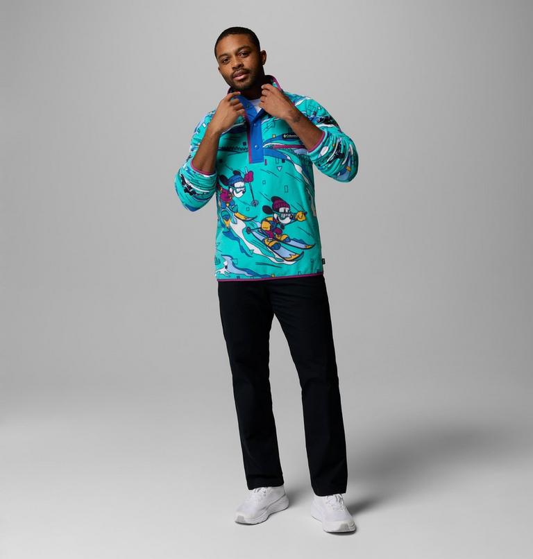 M CSC x Disney Half Snap Fleece, Color: Reef, image 3