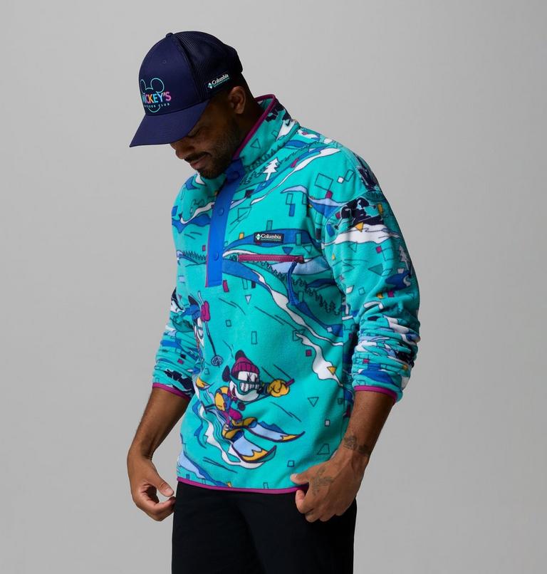 M CSC x Disney Half Snap Fleece, Color: Reef, image 7