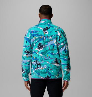 M CSC x Disney Half Snap Fleece, Color: Reef, image 2