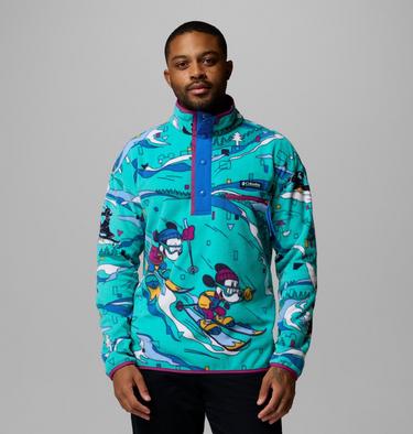 M CSC x Disney Half Snap Fleece, Color: Reef, image 1