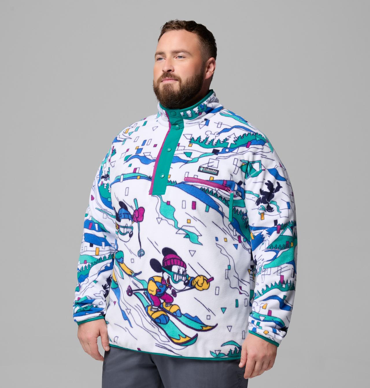 Men's CSC x Disney Half Snap Fleece - Big