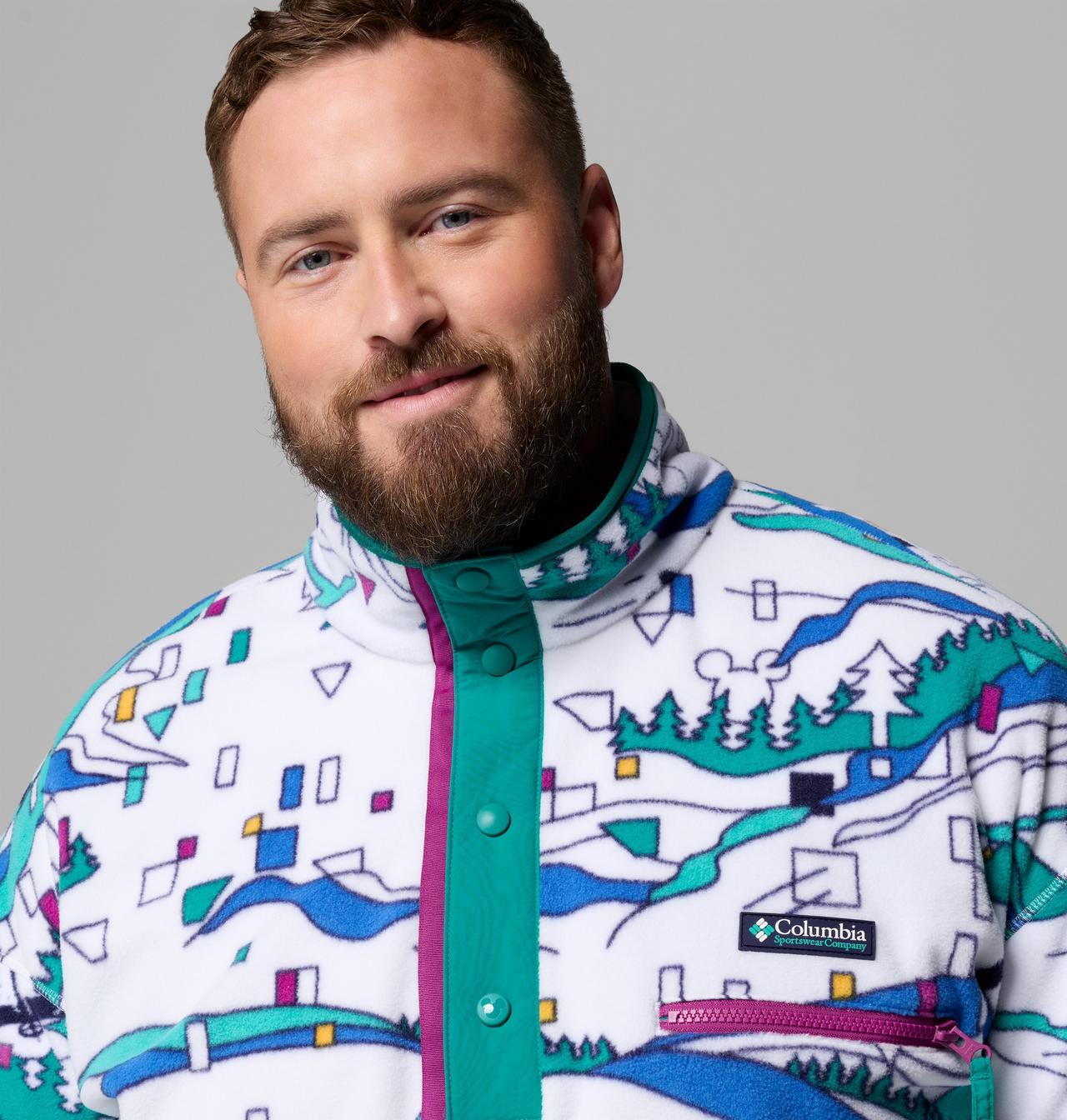 Men's CSC x Disney Half Snap Fleece - Big